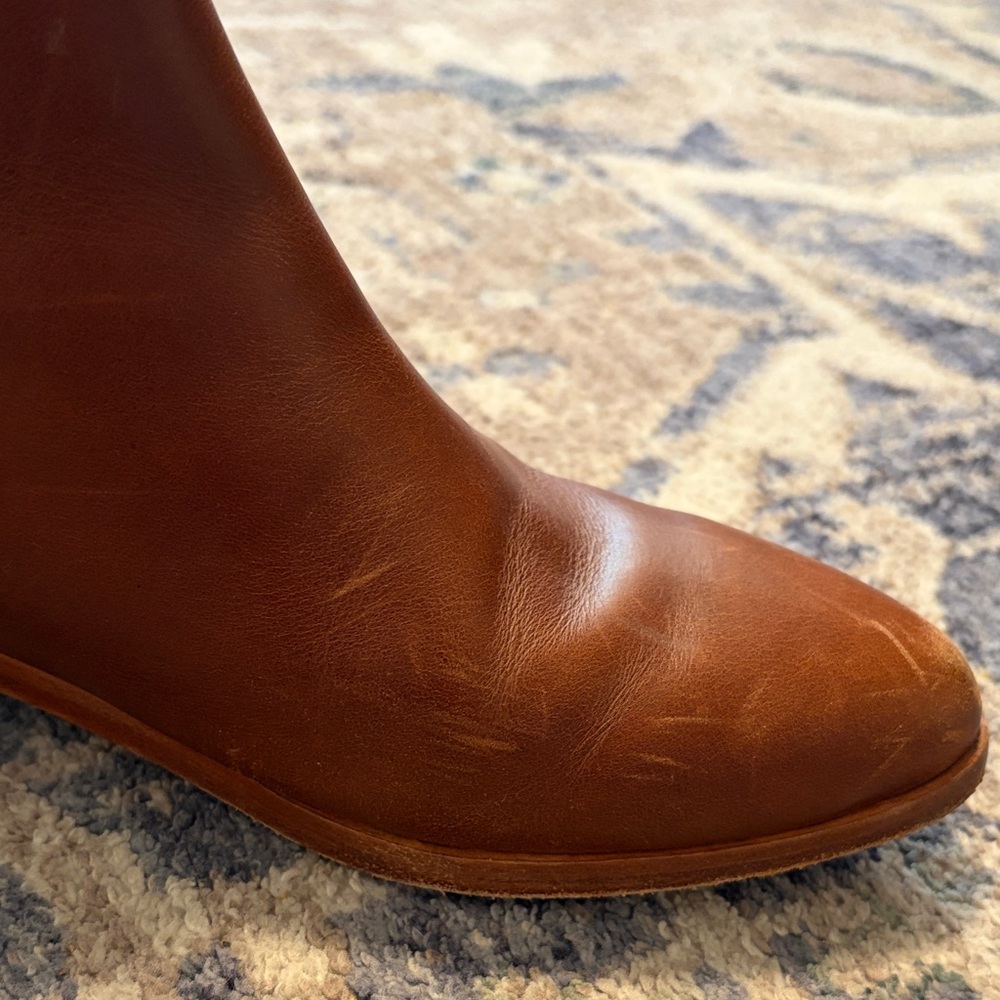 Nisolo Classic Cognac Brown Leather Chelsea Boots - Picture 7 of 8